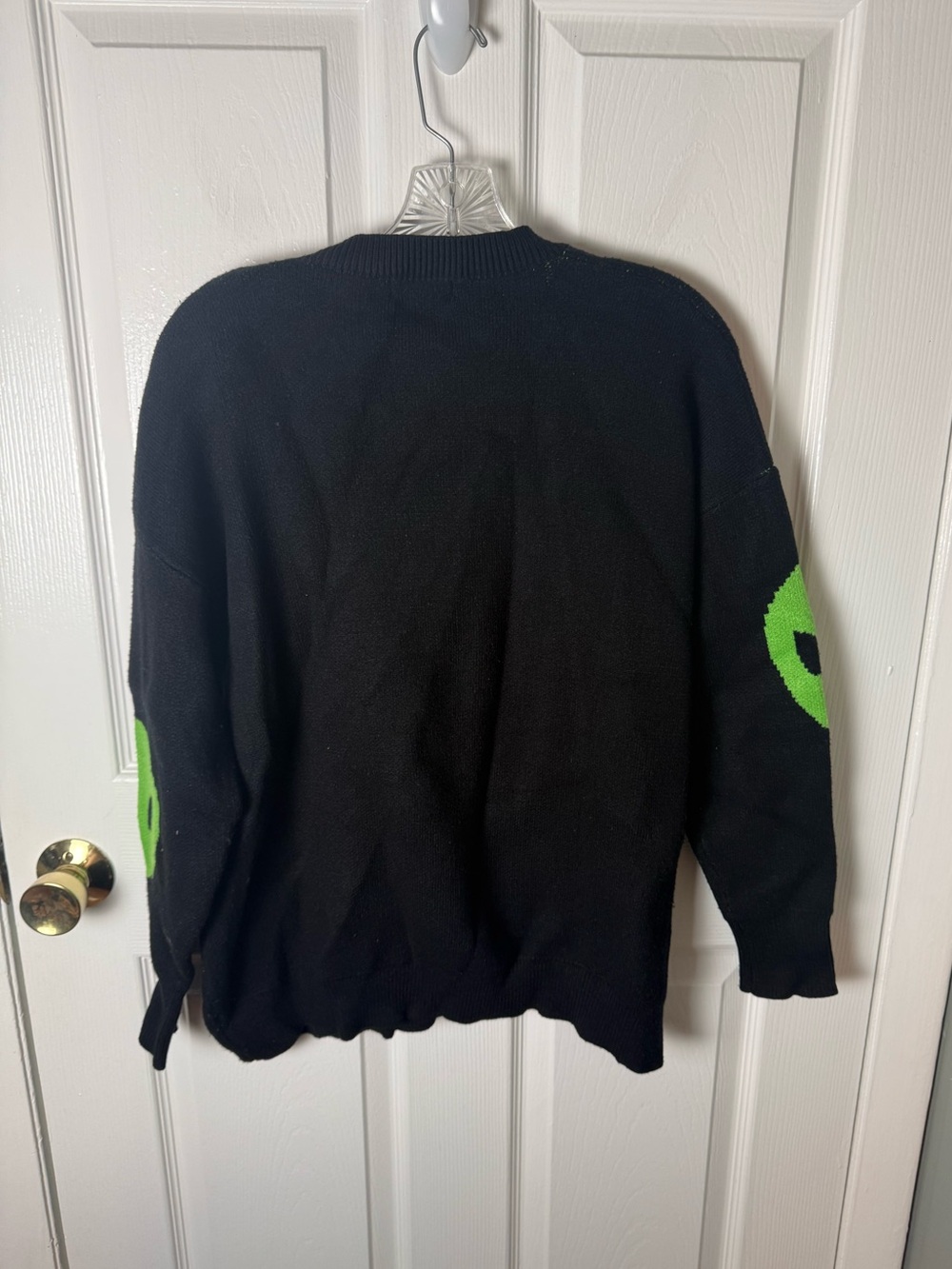 Dress in LALA Too Cool For You Oversized Alien Knit in Black S/M - Picture 5 of 6